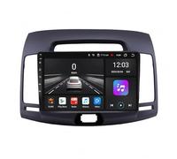Estéreo de Automóvil para Hyundai Elantra 2007-2011 Cámara Trasera - HD Pantalla Carplay Mirror Link - Portátil Radio Coche Bluetooth con Asistencia de Voz/Aux, 4 Nuclear 1G+32G