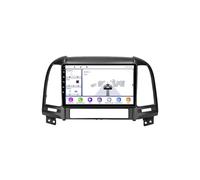 Estéreo de Automóvil para Hyundai Santa Fe 2007 2006-2012 HD Pantalla Táctil+Llamadas Manos Libres Bluetooth+WiFi, Navegador GPS/Mandos Volantes, 4 Nuclear 1G+16G