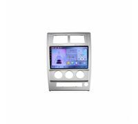 Estéreo de Automóvil para Jeep Cherokee Liberty KK 2007-2012 Pantalla de Coche con Carplay y Android Auto Inalámbricos, Bluetooth, Mirror Link, Navegación GPS, Aux, 4 Nuclear 1G+32G