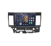 Estéreo de Automóvil para Mitsubishi Lancer 9 10 X 2007-2013 HD Pantalla Tactil Radio Reproductor Reproductor de Internet, Bluetooth, WiFi, 8 Nuclear 8G+256G