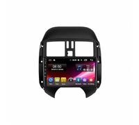 Estéreo de Automóvil para Nissan Sunny Versa C17 2012-2014 Pantalla de Coche con Carplay y Android Auto Inalámbricos, Bluetooth, Mirror Link, Navegación GPS, Aux, 4 Nuclear 4G+64G