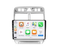 Estéreo de Automóvil para Peugeot 307 Year 2001-2008 A-Pple Carplay & Android Auto, Autoradio Portátil Car Play con Pantalla Táctil, GPS, Bluetooth, 8 Nuclear 6G+128G