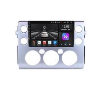 Estéreo de Automóvil para Toyota FJ Land Cruiser 2008-2016 HD Pantalla Táctil+Llamadas Manos Libres WiFi, Navegador GPS/Mandos Volantes, 8 Nuclear 6G+128G