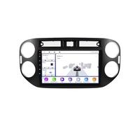 Estéreo de Automóvil para VW Volkswagen Tiguan 1 2006-2016 HD Pantalla Táctil+Llamadas Manos Libres Bluetooth+WiFi, Navegador GPS/Mandos Volantes, 8 Nuclear 4G+64G