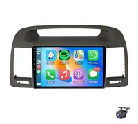 Estéreo De Coche 2 Din De 9'' Para Toyo-ta Camry 2002-2006 Android 15 Pantalla Táctil IPS Receptor De Radio Con Carplay Android Auto Navegación GPS Bluetooth SWC FM RDS Cámar(Size:4Core 2+32G,Color:A)