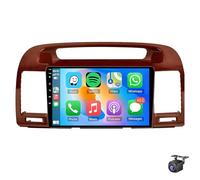 Estéreo De Coche 2 Din De 9'' Para Toyo-ta Camry 2002-2006 Android 15 Pantalla Táctil IPS Receptor De Radio Con Carplay Android Auto Navegación GPS Bluetooth SWC FM RDS Cáma(Size:8Core 4+64G,Color:B)