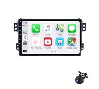 Estéreo de coche Android 12 de doble DIN - Radio de navegación GPS con pantalla táctil de 9 pulgadas para Opel Agila y Suzuki Splash/Ritz (2008-2014) - Bluetooth, 4G, WiFi, SWC, AHD compatible con