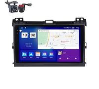 Estéreo de coche Android 12 para Toyota Land Cruiser Prado 120 3 2002-2009 Radio FM con pantalla de 9/9,5 pulgadas con Carplay Android Auto/BT/Dolby DTS/Navegación GPS/Cámara de respaldo/DSP Multimedi