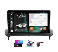 Estéreo de Coche Android 13 Doble DIN con CarPlay inalámbrico y Android Auto para Volvo S40 C30 y C70(2004-2013) Pantalla QLED de 9" 4G WiFi Bluetooth Pantalla Dividida Radio GPS(NF-3)