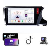 Estéreo de Coche Android 13 Doble DIN con Pantalla táctil para Honda City Grace 2014-2017 con Bluetooth navegación GPS WiFi Radio FM USB/SWC/Plug and Play Compatible con Carplay y Android Auto cáma