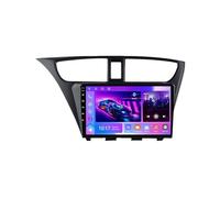 Estéreo de coche Android 15 de 9 pulgadas con pantalla táctil doble DIN para Honda Civic Hatchback 2012-2015 con CarPlay inalámbrico y Android Auto cámara de respaldo SWC navegación GPS BT(L300 (4+6