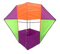 Estéreo Estéreo Gigante Kite Big Cube Box Resistencia a las Lágrimas Juego Deportivo Al Aire Libre Fácil de Volar Suave Single Line Flying Kites Para Niños Niños Adultos Acrobacias