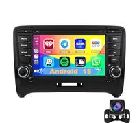 Estéreo inalámbrico para Coche para TT MK2 2006-2013, Radio con Pantalla táctil de 7" con CarPlay y Android Auto, Bluetooth, Android 14, M400S - ¡Mejora tu Experiencia de Audio en el Coche!