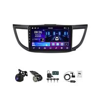 Estéreo Pantalla de Coche Android 15 para Honda CRV 2012-2016 Radio 2 DIN Bluetooth Pantalla Tácti Autoradio de 9 pulgadas Carplay navegación controles en el volante cámara de marcha atrás(W200 4+64 G