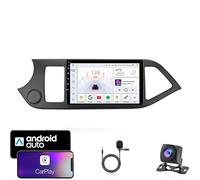 Estéreo para automóvil Android 13 Doble DIN para KIA Morning 2011-2016, Pantalla táctil, Bluetooth, navegación GPS, WiFi, Radio FM, USB, SWC, Plug & Play, Compatible con CarPlay y Android Au