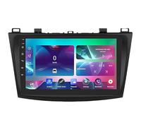 Estéreo para automóvil Android 15 2 DIN con Pantalla táctil de 9" para Mazda 3 2010-2013 con Bluetooth navegación GPS Radio FM Plug and Play Compatible con CarPlay Android Auto y cámara de reversa.