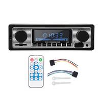 Estéreo para Automóvil Auto Radio Clásico Auto Estéreo MP3 Reproductor de Música con USB Sd AUX FM InDash Head Unit (12V)