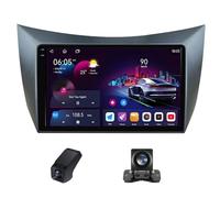 Estéreo para Coche 2 DIN de 9 Pulgadas para Lifan Smily 320 2008-2015 con CarPlay inalámbrico y Android Auto Pantalla táctil/4G LTE 5G WiFi cámara de visión Trasera/navegación GPS/Bluetooth/Control