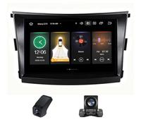 Estéreo para Coche 2 DIN de 9 Pulgadas para SsangYong Tivoli 2015-2019 con CarPlay inalámbrico y Pantalla táctil Android Auto/con cámara de visión Trasera/RDS 4G LTE 5G Wi-Fi IGP/Navegación/Control