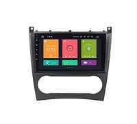Estéreo para Coche Android 10.0 con Radio integrada de 2 días para Benz Clase C W203 W209 2003-2012 navegación GPS Pantalla táctil de 9 Pulgadas Reproductor Multimedia MP5 Receptor de Video con WiFi