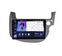 Estéreo para Coche Android 12 de 10 Pulgadas para Honda Jazz 2007-2014, Pantalla táctil IPS, CarPlay y Android Auto, Bluetooth, RDS, Dab, HiFi, Mirror Link, DSP, Compatible con cámara de mar