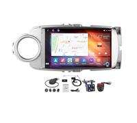 Estéreo para Coche Android 12 de 9 Pulgadas para Toyota Yaris 2012-2017, Pantalla táctil, DSP, CarPlay y Android Auto, GPS, Bluetooth 5.0, 4G, WiFi, Radio FM/Am de Alta fidelidad