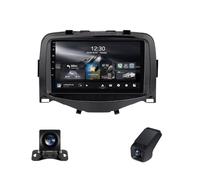 Estéreo para Coche Android 13 2 DIN para Toyota Aygo/Peugeot 108/Citroen C1 2016,Pantalla táctil Bluetooth de 9 Pulgadas,Unidad Multimedia 1280 * 720p BT5.0/5GWiFi/GPS/controles en el Volante/Am/RDS/