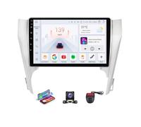 Estéreo para Coche Android 13 con Pantalla táctil de 10 Pulgadas Reproductor con 4G WiFi Integrado CarPlay DSP navegación GPS RDS Dab+ Radio Bluetooth cámara DVR para Toyota Camry 7 (2014-2017 NF-7)