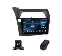 Estéreo para Coche Android 13 con Unidad Principal inalámbrica para Honda Civic Hatchback 2006-2012,Pantalla táctil de 9 Pulgadas,Bluetooth 5.0,Am,FM,RDS,GPS,SWC,DSP,WiFi (A,NF-4)