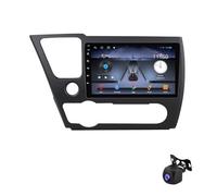 Estéreo para Coche Android 13 de Doble DIN para Honda Civic 2013-2016, Reproductor Multimedia con Pantalla táctil de 9", GPS, CarPlay, WiFi, DSP, Control en el Volante, 2 GB de RAM, 32 GB de