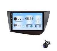 Estéreo para Coche Android 13 Double DIN para Seat Leon 2 MK2 (2005-2012) - Reproductor Multimedia con Pantalla táctil de 9", GPS, CarPlay, WiFi, Control del Volante, DSP, LHD, T 4G+WiFi.