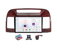 Estéreo para coche Android 13 pantalla táctil de 9 pulgadas reproductor multimedia CarPlay DSP navegación GPS Radio GPS para coche DAB+ Bluetooth cámara DVR para Toyota Camry 5 XV 30 2001-2006(A NF-6)
