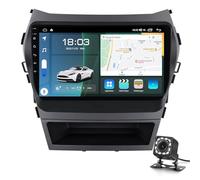 Estéreo para Coche Android 14.0 para Santa Fe 3 (2013-2016) - Navegación GPS con Pantalla táctil de 9", Bluetooth, Receptor FM, 4G, CarPlay, Reproductor de DVD Multimedia (Color: M400S)