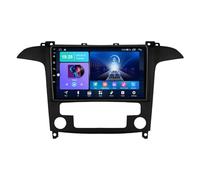 Estéreo para Coche Android 14 de 9" para Ford S-MAX 2007-2015 navegación GPS Bluetooth CarPlay Controles en el Volante cámara de visión Trasera AHD Radio FM y WiFi.