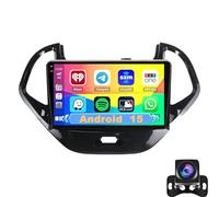 Estéreo para Coche Android 15 de 9 Pulgadas para Ford Figo KA 2015-2020, WiFi 4G, Bluetooth, FM RDS, navegación GPS 2 DIN, Pantalla táctil, 6 GB + 128 GB, Pantalla integrada, Calidad de Soni