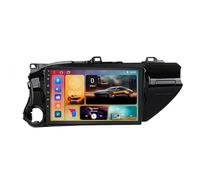 Estéreo para Coche Android 15 para Toyota Hilux 2016-2020 Radio para Coche con Pantalla táctil IPS de 9 Pulgadas con CarPlay inalámbrico/Android Auto GPS WiFi Bluetooth Compatible con OBD2/DVR/DSP