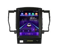 Estéreo para Coche con Pantalla táctil de 9,7 Pulgadas Android 14 Doble DIN para Toyota Crown 2005-2009 con CarPlay inalámbrico cámara de visión Trasera SWC navegación GPS BT (N300 (8+256 GB))