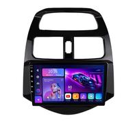 Estéreo para Coche con Pantalla táctil de 9 Pulgadas Android 14 Doble DIN para Chevrolet Spark Beat Matiz Creative M300 con CarPlay inalámbrico cámara de Respaldo SWC navegación GPS BT (Negro Brilla