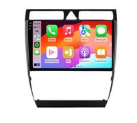 Estéreo para Coche con Pantalla táctil de 9 Pulgadas, Reproductor de DVD Doble DIN, navegación GPS para A6 1999-2004, Radio HD con Bluetooth, Compatible con WiFi, función Mirror Link