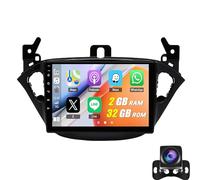 Estéreo para Coche de 9" para Opel Vauxhall Corsa E (2015-2019), Android 15, CarPlay inalámbrico, Android Auto, Bluetooth, FM RDS, Wi-Fi HiFi, procesador de 8 núcleos, 2+32 GB