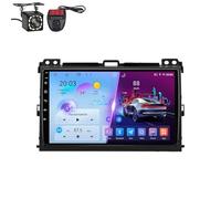 Estéreo para Coche Doble DIN con Pantalla táctil HD de 9 Pulgadas para Toyota Land Cruiser Prado 120/2002-2009, Compatible con CarPlay inalámbrico, Android Auto, GPS, Wi-Fi, Bluetooth y Mirr