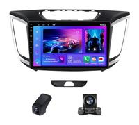 Estéreo para Coche HYNMSM Android 13 para Hyun-dai Creta IX25 2015-2019/9" con Pantalla táctil, Bluetooth, GPS, 4G LTE, 5G WiFi, Radio FM/Am/RDS, cámara de reversa, CarAutoPlay y Android Auto (A,NF-6