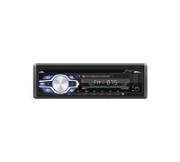 Estéreo para coche manos libres Bluetooth, radio FM, reproductor de MP3/CD, Bluetooth/USB 12/24 V, con control remoto
