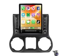 Estéreo para coche para JEEP WRANGLER Carplay inalámbrico Android Auto IPS HD Radio para coche Bluetooth 5.0 DSP RDS Wi-Fi GPS SWC DSP Cámara de respaldo y micrófono(Size:2011-2014,Color:TS150)