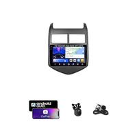 Estéreo para Coche ZCZANT con Pantalla táctil de 9 Pulgadas, Android 15, Doble DIN, para Chevrolet Aveo Sonic 2011-2013, con Carplay, cámara de visión Trasera AHD, navegación GPS, Controles en el Vo