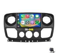Estéreo para Re-nault Master Vauxhall Movano Ni-ssan NV400 2010-2019 CarPlay inalámbrico Android Auto pantalla táctil de 10,1" radio HiFi GPS wifi Bluetooth FM RDS cámara de revers(Color:8 CORE 2+32G)