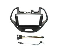 Estéreo Placa de Salpicadero Kit para Ford FIGO Aspire 2019 Radio Coche Android Marco Salpicadero Reproductor Vídeo Multimedia Arnés Cables Conjunto de Panel de Radio