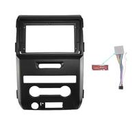 Estéreo Placa de Salpicadero Kit para Ford para F150 para Raptor 08-14 9 Pulgadas LHD Android GPS MP5 Reproductor 2 DIN Unidad Principal Panel Marco Conjunto de Panel de Radio(High End-Cable)