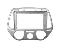 Estéreo Placa de Salpicadero Kit para Hyundai para I20 2008-2012 GPS Reproductor MP5 2 DIN Unidad Principal Fascias Panel Marco Cubierta Tablero Conjunto de Panel de Radio(7inch AT Frame)