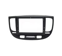 Estéreo Placa de Salpicadero Kit para Kia Rio2 para Rio 2 2005-2011 Radio Coche Fascias 9 Pulgadas 2 DIN Marco La Unidad Principal Cubierta Tablero Conjunto de Panel de Radio(Black Only Frame)